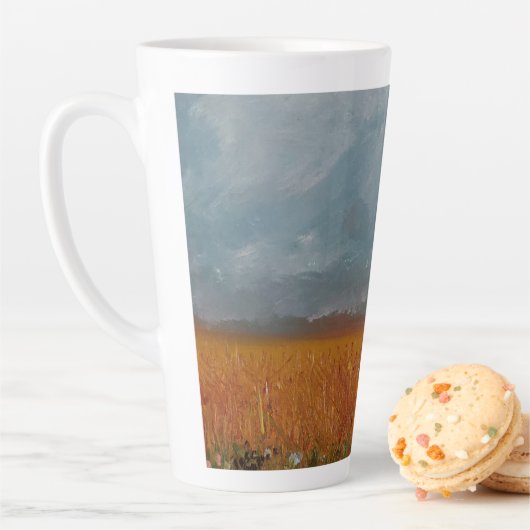 Wheat Field Landscape Latte Cup Mok (In situ)