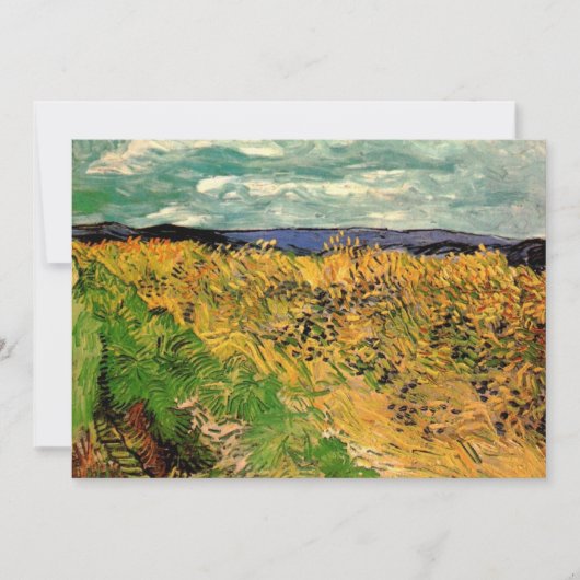 Wheat Field met Cornbloemen door Vincent van Gogh (Voorkant)
