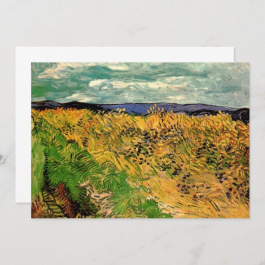 Wheat Field met Cornbloemen door Vincent van Gogh (Voorkant / Achterkant)