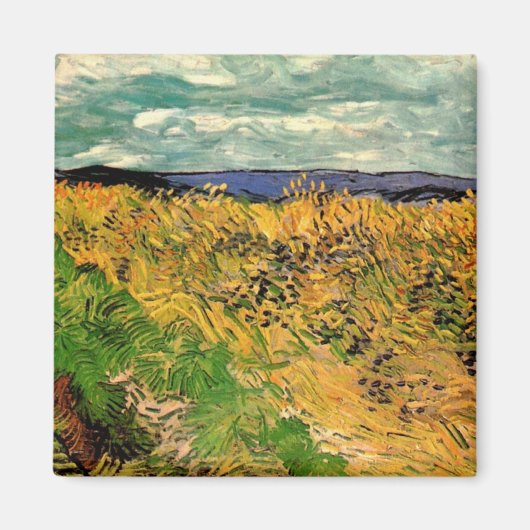 Wheat Field met Cornbloemen door Vincent van Gogh Magneet (Voorkant)