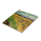 Wheat Field met Cornbloemen door Vincent van Gogh Tegeltje (Zijkant)