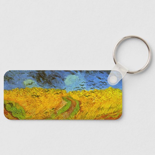 Wheat Field met Crows van Vincent van Gogh Sleutelhanger (Voorkant)