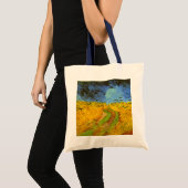 Wheat Field met Crows van Vincent van Gogh Tote Bag (Voorkant (product))