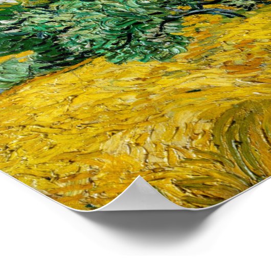 Wheat Field met Cypresses (1889) door Vincent Poster (Hoek)