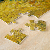 "WHEAT FIELD MET CYPRESSES" DOOR VAN GOGH OP PUZZL LEGPUZZEL (Zijkant)