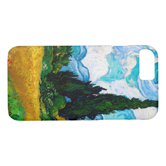Wheat Field met Cypresses, Van Gogh Case-Mate iPhone Case (Achterkant (Horizontaal))