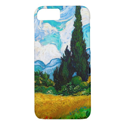 Wheat Field met Cypresses, Van Gogh Case-Mate iPhone Case (Achterkant)