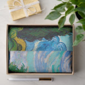 Wheat Field met Cypresses, Van Gogh Tissuepapier (Geschenk)