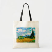 Wheat Field met Cypresses, Van Gogh Tote Bag (Voorkant)