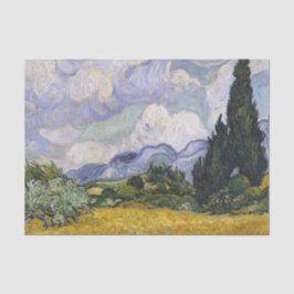 Wheat field met Cypresses Van Gough Decoupage Tissuepapier