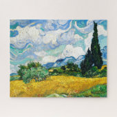 Wheat Field met Cypresses van Van Gogh Legpuzzel (Horizontaal)