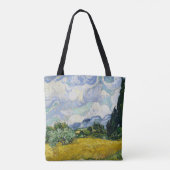 Wheat Field met Cypresses van Van Gogh Tote Bag (Achterkant)
