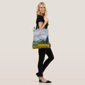 Wheat Field met Cypresses van Van Gogh Tote Bag (Op model)