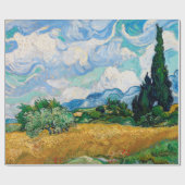 Wheat Field met Cypresses van Vincent van Gogh Cadeaupapier (Vlak)