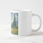 Wheat Field met Cypresses van Vincent van Gogh Grote Koffiekop (Rechts)