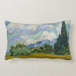 Wheat Field met Cypresses van Vincent van Gogh Kussen