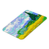 Wheat Field met Cypresses van Vincent Van Gogh Magneet (Linkerzijde)