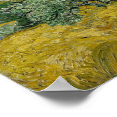 Wheat Field met Cypresses van Vincent van Gogh Poster (Hoek)