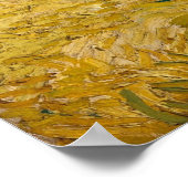 Wheat Field met Cypresses van Vincent Van Gogh Poster (Hoek)