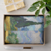 Wheat Field met Cypresses van Vincent Van Gogh Tissuepapier (Geschenk)