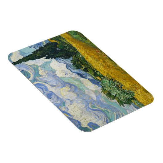 Wheat Field met Cypresses, Vincent van Gogh Magneet (Rechterzijde)