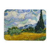 Wheat Field met Cypresses, Vincent van Gogh Magneet (Horizontaal)
