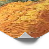 Wheat Field met Cypresses, Vincent Van Gogh Poster (Hoek)