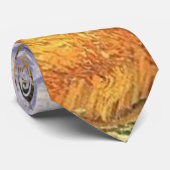 Wheat Field met Cypresses, Vincent Van Gogh Stropdas (Opgerold)