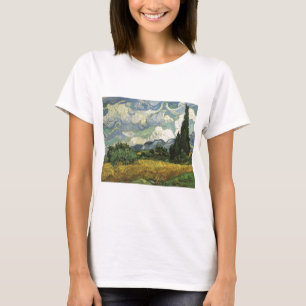 Wheat Field met Cypresses, Vincent Van Gogh T-shirt