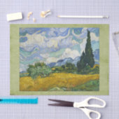 Wheat Field met Cypresses, Vincent van Gogh Tissuepapier (Craft)
