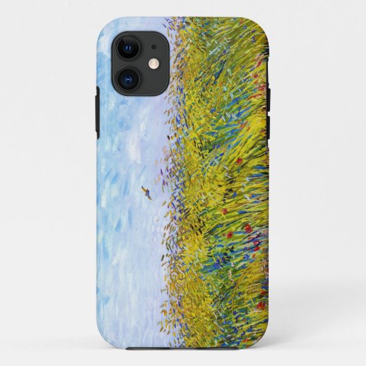 Wheat Field met een Lark van Vincent Van Gogh Case-Mate iPhone Case (Achterkant)