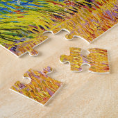Wheat Field met een Lark van Vincent Van Gogh Legpuzzel (Zijkant)