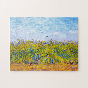 Wheat Field met een Lark van Vincent Van Gogh Legpuzzel