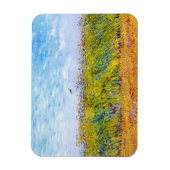 Wheat Field met een Lark van Vincent Van Gogh Magneet (Verticaal)