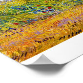 Wheat Field met een Lark van Vincent Van Gogh Poster (Hoek)