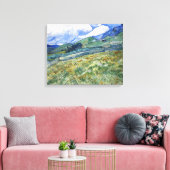 Wheat Field met Mountains Vincent van Gogh Canvas Afdruk (Insitu (Woonkamer))