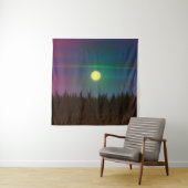 Wheat Field Night sky en moon Oil Painting Summer Wandkleed (In situ)