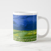 Wheat field onder Clouded Sky Van Gogh Fine Art Grote Koffiekop (Rechts)