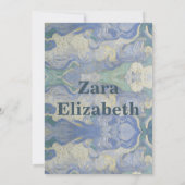 Wheat Field Sky Afstuderen Invitation Kaart (Achterkant)