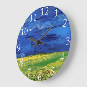 Wheat Field Under Clouded Sky by Van Gogh. Grote Klok (Hoek)