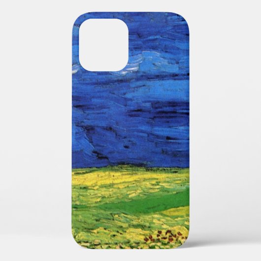 Wheat Field under Clouded Sky by Vincent van Gogh Case-Mate iPhone Case (Achterkant)