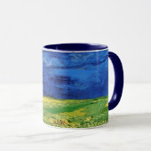 Wheat Field under Clouded Sky by Vincent van Gogh Mok (Voorkant rechts)