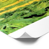 Wheat Field under Clouded Sky by Vincent van Gogh Poster (Hoek)