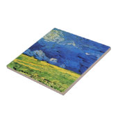Wheat Field under Clouded Sky by Vincent van Gogh Tegeltje (Zijkant)
