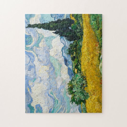 Wheat Field Vincent van Gogh Masterpart Painting Legpuzzel (Verticaal)