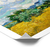 "WHEAT FIELD with CYPRESSES" 1889 VINCENT VAN GOGH Poster (Hoek)