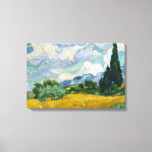 Wheat Field with Cypresses Canvas Prints (Voorkant)