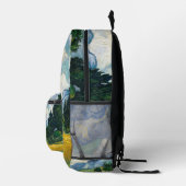 Wheat Field with Cypresses Van Gough Backpack Bedrukte Rugzak (Rechts)