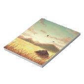 Wheat fields at sunrise notitieblok (Linkerzijde)