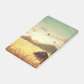 Wheat fields at sunrise post-it® notes (Schuin)